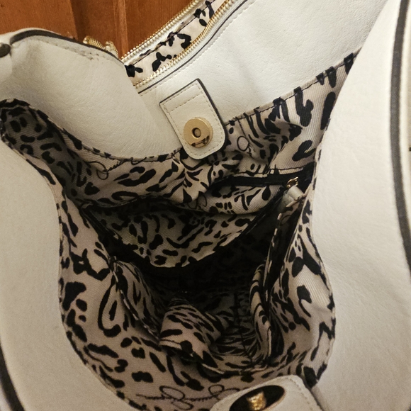 Jessica Simpson Y2K White and Gold Studded Women's Bag - Picture 6 of 6